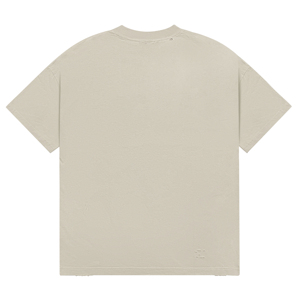 เสื้อยืดโอเวอร์ไซส์สีกากีคุณภาพสูงสำหรับผู้ชาย พิมพ์ลายกราฟิกสีเข้มสไตล์วินเทจแนวสตรีทแวร์ ขายส่ง - Product Image 2