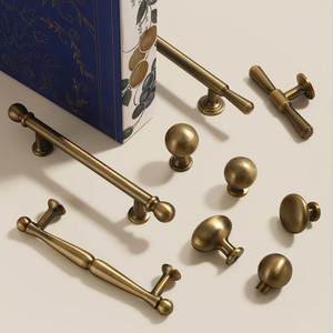 Maniglia <span class=keywords><strong>per</strong></span> Armadio in Ottone Stile Minimalista Elettroplaccata <span class=keywords><strong>per</strong></span> Cassetti e Guardaroba, Arredamento Antico - Product Image 4