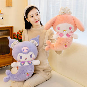 ตุ๊กตาเงือกขนนุ่มพิเศษ ของเล่นสัตว์ ตุ๊กตาหมอนหนุนขนาดใหญ่ บรรจุใยฝ้าย PP บรรจุภัณฑ์ OPP สำหรับเป็นของขวัญวันเกิดเด็กผู้หญิง - Product Image 3