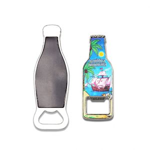 Dropshipping Personalized Magnet Opener Custom Logo Metal <b>Beer</b> Opener <b>Fridge</b> Magnet - Product Image 6