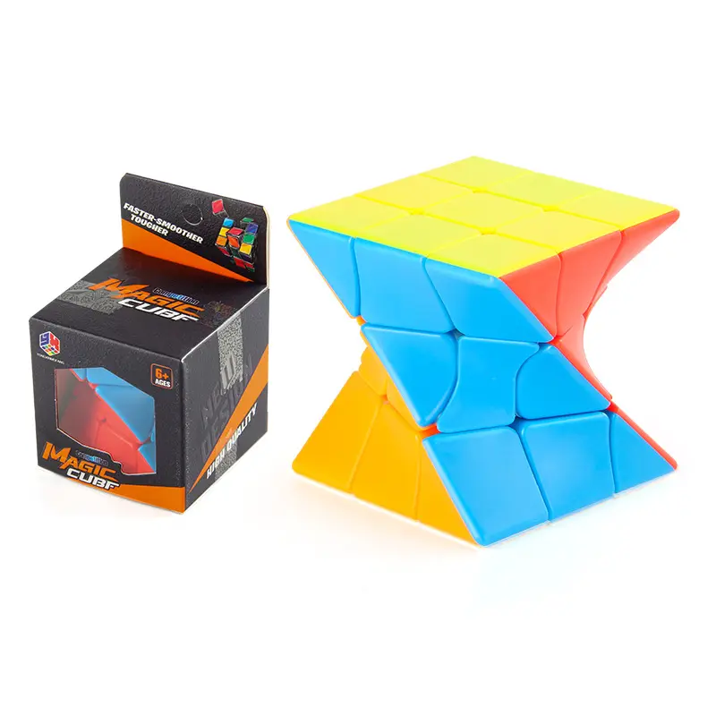 Fast magic Cube ruler square cube Set of Learning Series Puzzle Toy for Kids Adults Beginners diamond Speed Heteromorphic Smooth