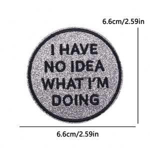 Patchs thermocollants brodés à motifs animaux de dessin animé, étoiles, cœurs et lettres, avec paillettes, populaires pour sacs, vêtements et téléphones - Product Image 6