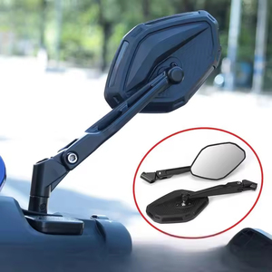 Nouveau rétroviseur universel pour moto - Lentille HD anti-distorsion en fibre de carbone, grand angle, modifié et universel - Product Image 4