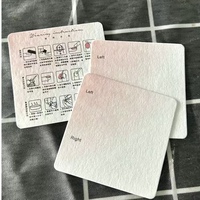 Papier blanc personnalisé 700gsm feuille d'or en relief rose Design Nail Art papier cartes d'affichage d'affaires pour ongles artificiels