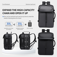 Sac à dos pour ordinateur portable WEIXIER unisexe multifonctionnel pour les déplacements professionnels, extensible, imperméable, en polyester, pour les voyages d'affaires