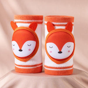 Genouillères antidérapantes respirantes en maille tricotée pour bébés et enfants, genouillères à motif de dessin animé hautement élastiques - Product Image 5