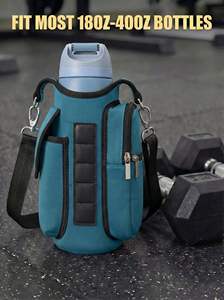 Sac de sport de grande capacité en toile et en oxford résistant à l'eau avec logo personnalisé, porte-clés, porte-téléphone, porte-bouteille magnétique pour la salle de sport - Product Image 5