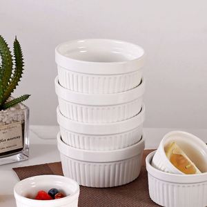 Custom 6-Piece Ceramic Porcelain Bakeware <b>Sets</b> Mailbox-Design Ramekins <b>Trays</b> Microwave Dishwasher-Safe Home <b>Baking</b> Cake - Product Image 6