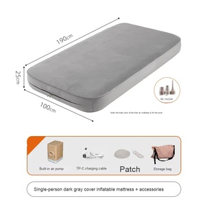 Vente directe <span class=keywords><strong>d</strong></span>'usine automatique maison matelas de couchage gonflable Camping en plein air <span class=keywords><strong>lit</strong></span> sol Style pratique housse en tissu matelas pneumatique - Product Image 6