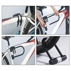 Combinación de Cable de bicicleta con bloqueo en U, nuevo diseño, candado tipo U - Product Image 3