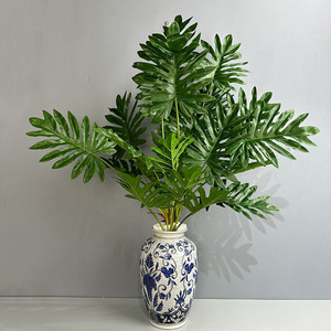 Plantes en pot Monstera Philodendron, décoration de jardin, décoration intérieure, vitrines, intérieurs de maison, plante artificielle en plastique souple - Product Image 3