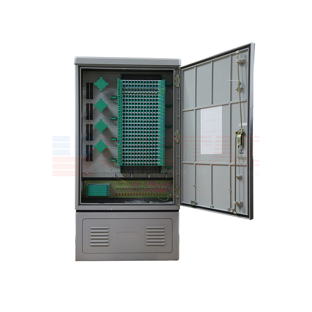 Manufacturing Price Fiber Optic Distribution Cabinet Outdoor Wall-mounted 288 Core Optic Cross Connect Cabinet