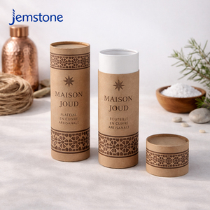 Envases de Cartón Reciclables Personalizados para Azúcar y Sal, Contenedor Cilíndrico de Cartón Marrón, Tubos de Papel para Envío de Botellas de Agua, Latas para Alimentos - Product Image 5