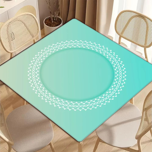 Q Y Mahjong Mat Natural Rubber Microfiber Fabrics Custom Size Silent Table Pad Factory Direct Wholesale Automatic Foldable - Product Image 6