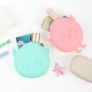Venta directa de fábrica, monedero de silicona personalizado, monedero de silicona con cremallera para niños - Product Image 3