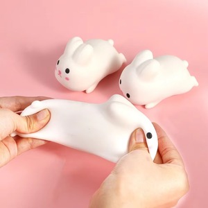 TPR Material Sensory <b>Fidget</b> Toy Cute Rabbit Anti-Stress Squeeze Easter Toy for Boys Girls Children for Home Decoration - Product Image 5