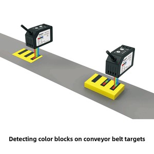 เครื่องตรวจจับสีหน้ากาก N95 เครื่องตรวจแอนติเจน เซ็นเซอร์รับรู้สี ระบบ<span class=keywords><strong>ตรวจ</strong></span>จับสีแบบไฟฟ้า เซ็นเซอร์ตรวจจับสีแบบรวม 12-24V DC RGB สามสี - Product Image 2