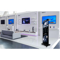 Écran d'affichage LED haute luminosité P1.25 P1.87 P1.5 P2.5 avec contrôle WiFi USB 640*1920mm pour exposition, événement, affichage mobile LED