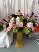 ML Meilleures ventes : Composition florale artificielle de 80 cm pour chemin de table de mariage