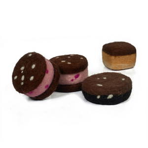 Handmade Felt Craft Cookies Biscuit by Asterisk Home Decor-Thanksgiving New Year Mother's Day Easter Christmas Festivals - Product Image 1