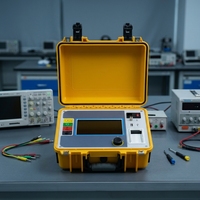Testeur de résistance DC pour transformateur HB-Z10, 6 gammes de courant, ohmmètre intelligent pour bobinages, pour tests de puissance