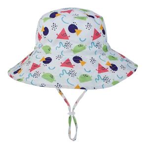 Sombrero de Sol de verano para bebé con logotipo personalizado para niñas y niños al aire libre <span class=keywords><strong>Anti</strong></span> <span class=keywords><strong>UV</strong></span> niños gorras de playa sombrero de cubo - Product Image 6