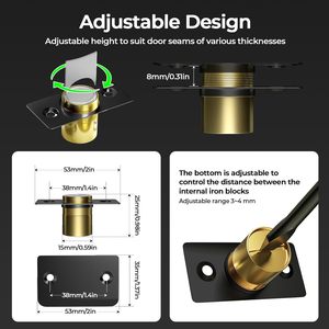 SSR Brass <b>Door</b> Touch <b>Bead</b> Spring Hotel Dedicated <b>Door</b> Top <b>Bead</b> Invisible <b>Door</b> Touch <b>Bead</b> - Product Image 5