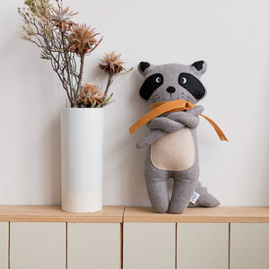 Vente en gros usine/OEM – Peluche apaisante en tissu de coton (coq, lapin, dinosaure, girafe, <span class=keywords><strong>pingouin</strong></span>) avec rembourrage en coton PP pour bébés de 0 à 24 mois - Product Image 6