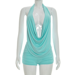 G03317C Conjuntos de Shorts de Color Liso para Mujer, Venta Caliente Primavera/Verano 2026 - Product Image 6