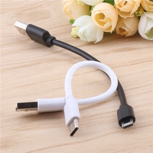 Loại C Micro USB Cáp 15Cm Ngắn Nhanh Chóng Sạc Đối Với Samsung Xiaomi Huawei Android Điện Thoại Đồng Bộ Dữ Liệu Dây USB Adapter Cáp - Product Image 2