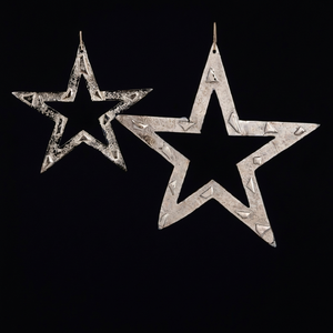 Modern Star Hanging Handcrafted Aluminum <b>Christmas</b> Tree <b>Topper</b> Ornament Pendant Eco-Friendly Home & <b>Christmas</b> Decoration - Product Image 1