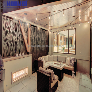 Nouvel Bảng điều chỉnh thép không gỉ Màn Hình <span class=keywords><strong>Laser</strong></span> kim loại phòng Divider phân vùng tường ngoài trời - Product Image 3