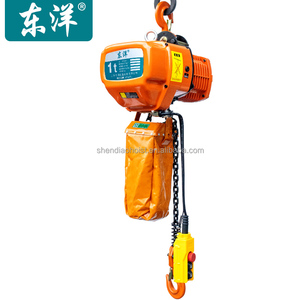 220V 380V Pequeño polipasto de cadena eléctrico con carro - Product Image 5