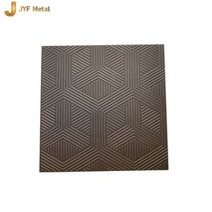 Plaque en acier inoxydable 304 gravée à motifs texturés LL226, 4x8 pieds, épaisseur personnalisée, services de découpe et de pliage décoratifs disponibles - Product Image 4