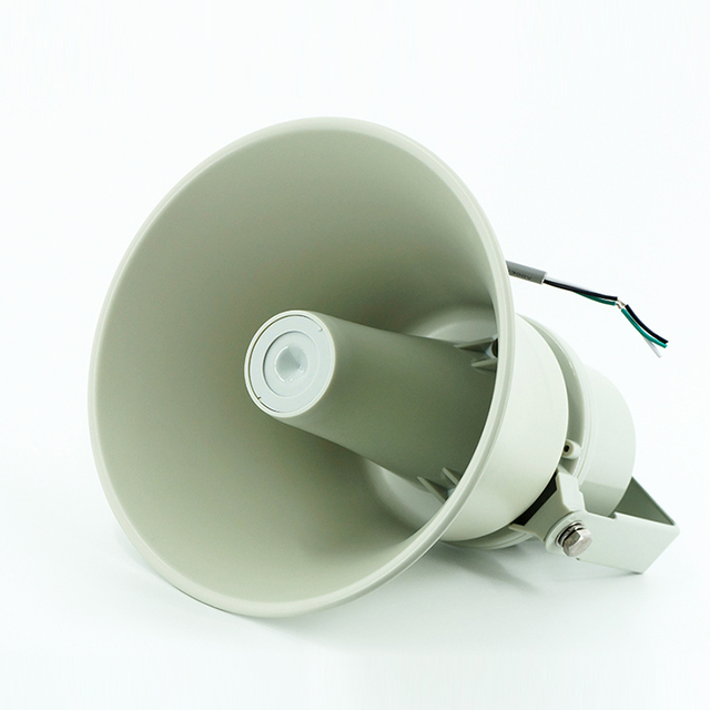 Outdoor Weatherproof 50W Horn Speaker Aluminium IP 66 for Use in Extreme Weather Conditions