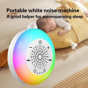 Baby White Noise Machine Timed Shutdown Night <b>Light</b> <b>Timer</b> Noise Player Portable White Noise Machine for Baby Adult Office Travel - Product Image 2