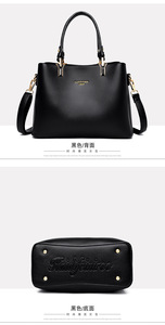 Vintage <b>Soft</b> PU <b>Leather</b> Designer Handbag for Women Quality Shoulder <b>Bags</b> Luxury Ladies Large Capacity Handbag - Product Image 5