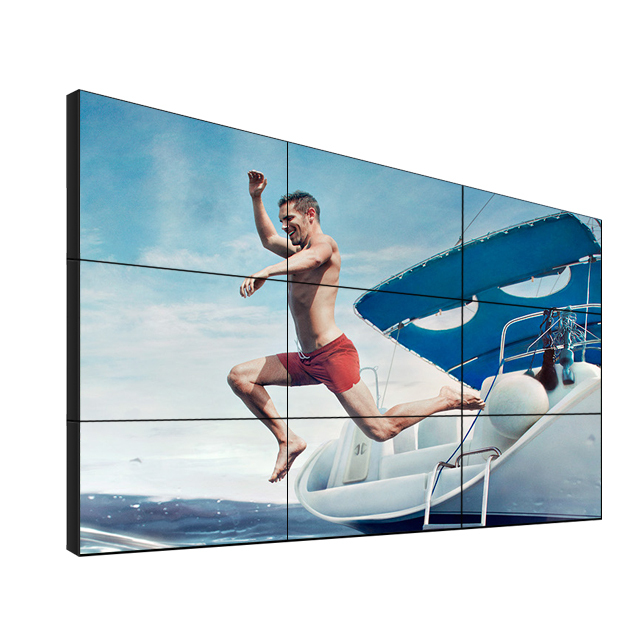 55 Inch Back Light Nits Wall Mounted LCD Video Wall With Narrow Bezel 1.8 mm 3.5 mm Hotel Digital for Commercial Signage