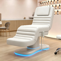 Moderne 3-Motoren Elektrische Massageliege aus Holz für Salon, Spa, Gesichtsbehandlung und Wimpernverlängerung mit Luxus-Design