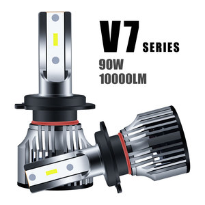 Vente en gros d'ampoules LED pour voitures 90W 10000lm, accessoires automobiles, ampoules LED Canbus H1 H3 9005 9006 9012 H4 H7 H11, ampoule de phare LED - Product Image 2