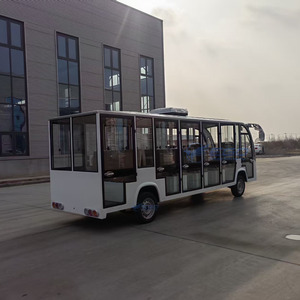 Vente directe usine – Bus blanc personnalisé de 17 places avec portes, navette électrique pour excursions touristiques - Product Image 4
