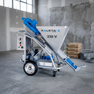 Máquina de Enlucido Kaleta 4, 230 V, Equipo de Revestimiento Automático de Alta Eficiencia, 6 m de Altura, Bomba de Espesor de 2-25 mm - Product Image 3