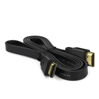 Kabel HDMI Ultra tipis, kabel HDMI Ultra tipis 20 Pin HDMI 1080p jantan ke jantan, konduktor Ccs 1.4v ramping datar