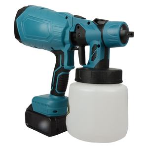 Pistola pulverizadora de pintura sin aire inalámbrica de 20 V, sin escobillas, a batería, eléctrica, con alimentación a presión de 3000 PSI y vaso de 1000 ml - Product Image 1