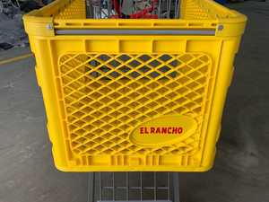 Carrito de Compras de Plástico Estilo Americano <span class=keywords><strong>EL</strong></span> RANCHO SUPERMERCADO de 180L, Carrito de Supermercado de Plástico de 180L - Product Image 4