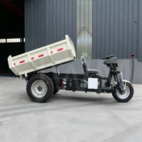 Mini-dumper électrique à moteur AC 5000W, capacité de charge de 2000 kg, pour la construction, l'exploitation minière et le transport