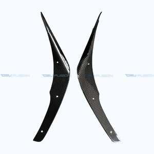 Para Mitsubishi Evolution Evo 7 8 9 2001-2007, estilo VRS, parachoques delantero parcial de fibra de carbono, divisor de alerón, kits de carrocería. - Product Image 4
