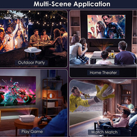 2023 nouveau Design CCC/CE/RoHs/ FCC/PSE TFT 4.0 ''LCD projecteur système 100 Ansi luminosité multi-langue projecteurs intelligents