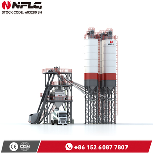 Bỏ Qua Phễu Trộn Sẵn Nhà Máy Trộn Bê Tông HZS75 75Cbm Với Máy Trộn Bê Tông JS1500 - Product Image 6