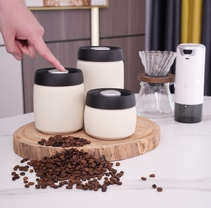Thankhot Direct Factory Sale Stainless Steel <strong>Coffee</strong> and Tea Container Circular Food Preservation <strong>Storage</strong> <strong>Jar</strong> - Product Image 2